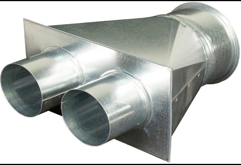 PANTALON TİP DAĞITICI D.120mm FLANŞLI. 2x D.80mm (02.0.169) - 2