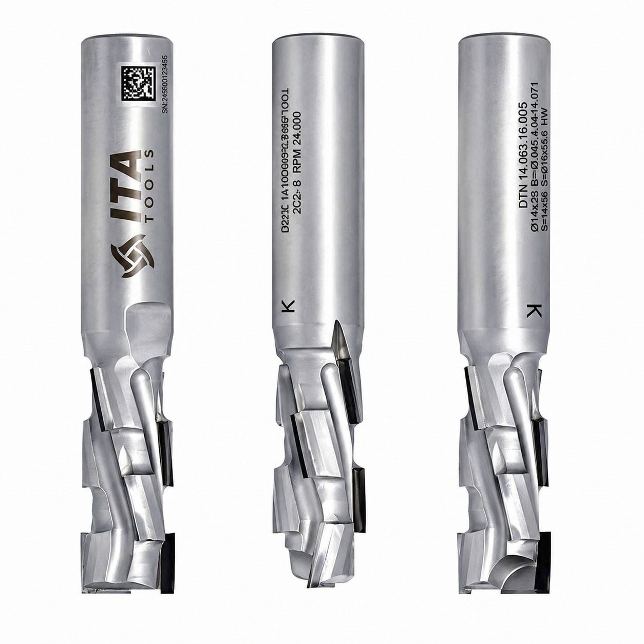 16X35X16 Z=2+1 DİA SAPLI FREZE (DTN.16.035.16.0SR) - 2