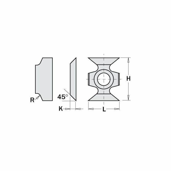 JİLET 16X22X5 HC20 R=5 (162250) - 2