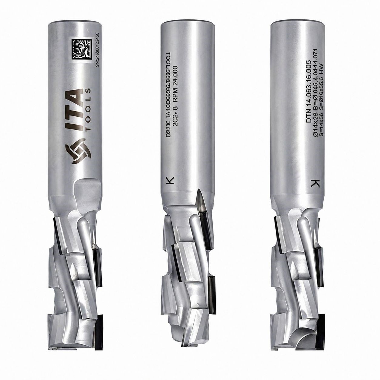 16X35X16 Z=2+1 DİA SAPLI FREZE (DTN.16.035.16.0SR) - 1