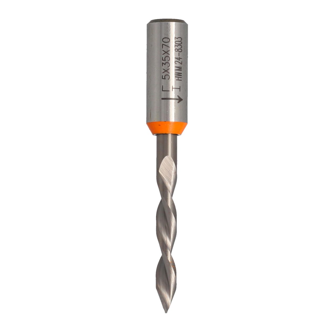 5X35X70 SOL SİVRİ ( T.DELİK ) KOMPLE KARBÜR MATKAP UCU (TBV2.050.035.070.01L) - 5