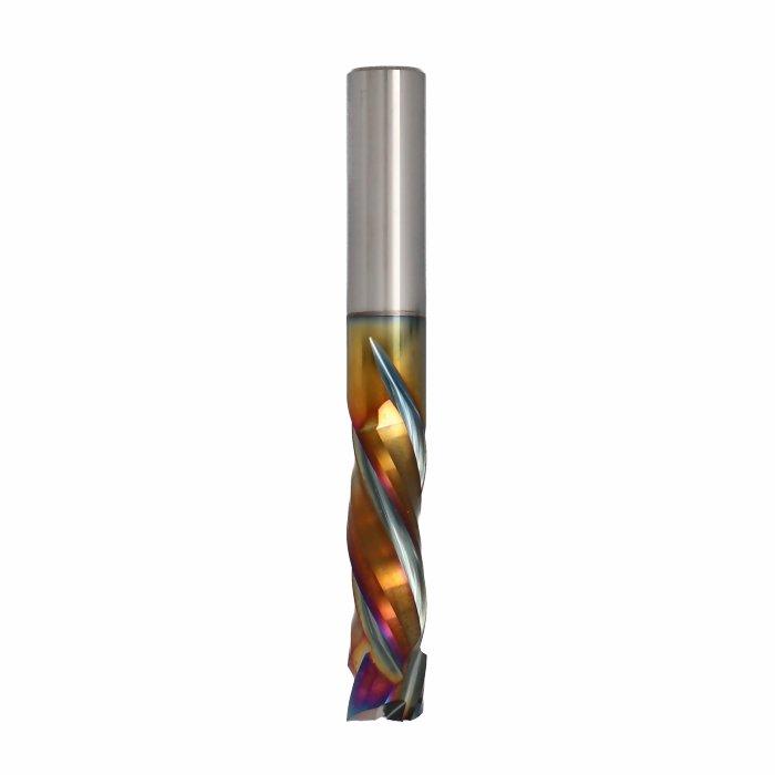 KARBÜR FREZE BIÇAĞI Z:3+3 D:10 I:35 L:80 S:10 RH (X90.10.035.080.10PR3) - 3