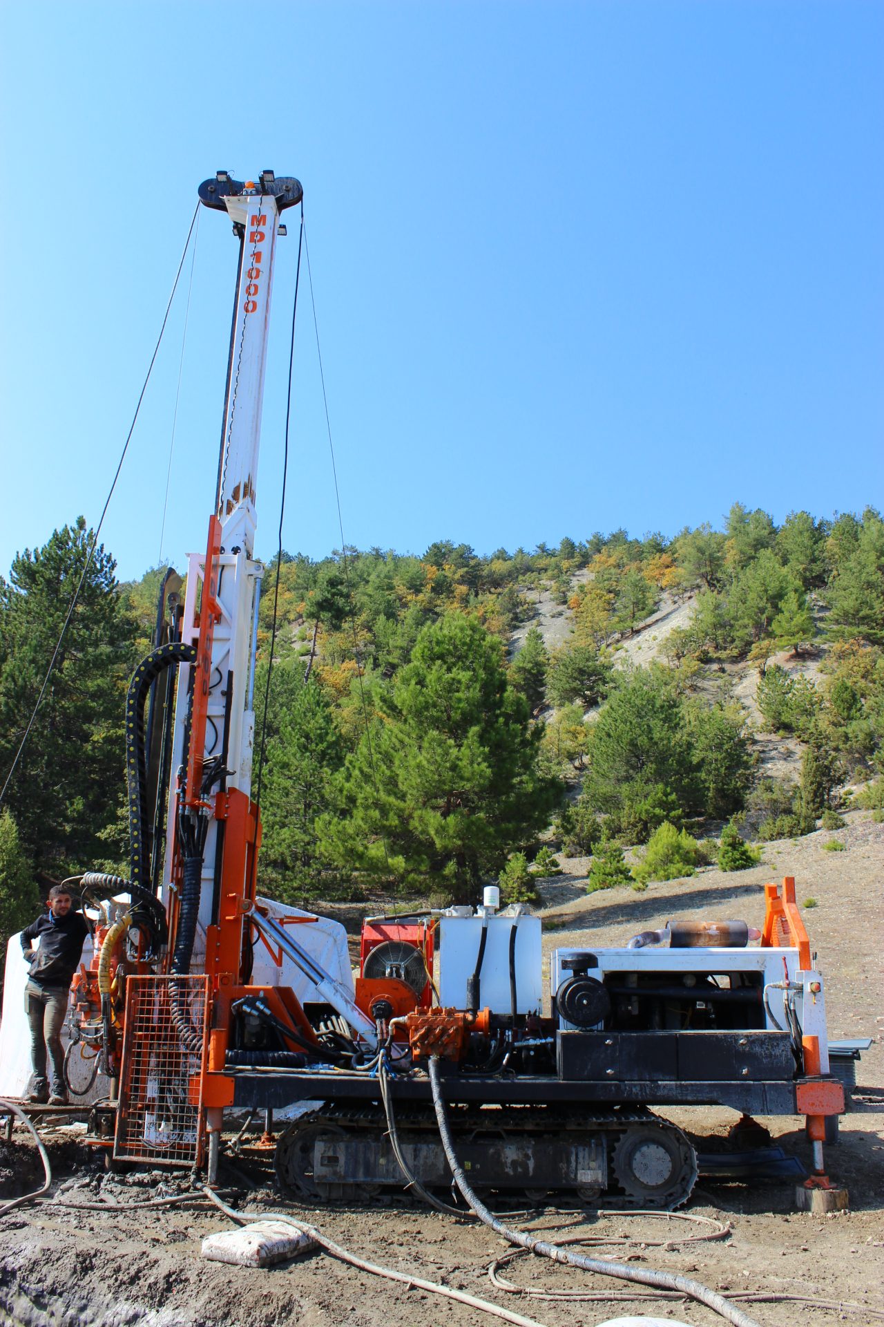 MD 1000 Hidrolik Sondaj Makinesi - 8
