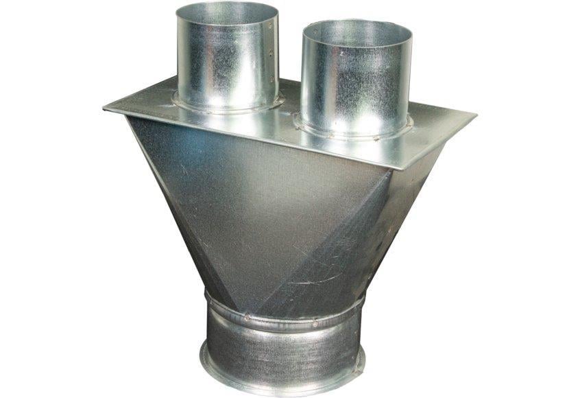 PANTALON TİP DAĞITICI D.120mm FLANŞLI. 2x D.80mm (02.0.169) - 3