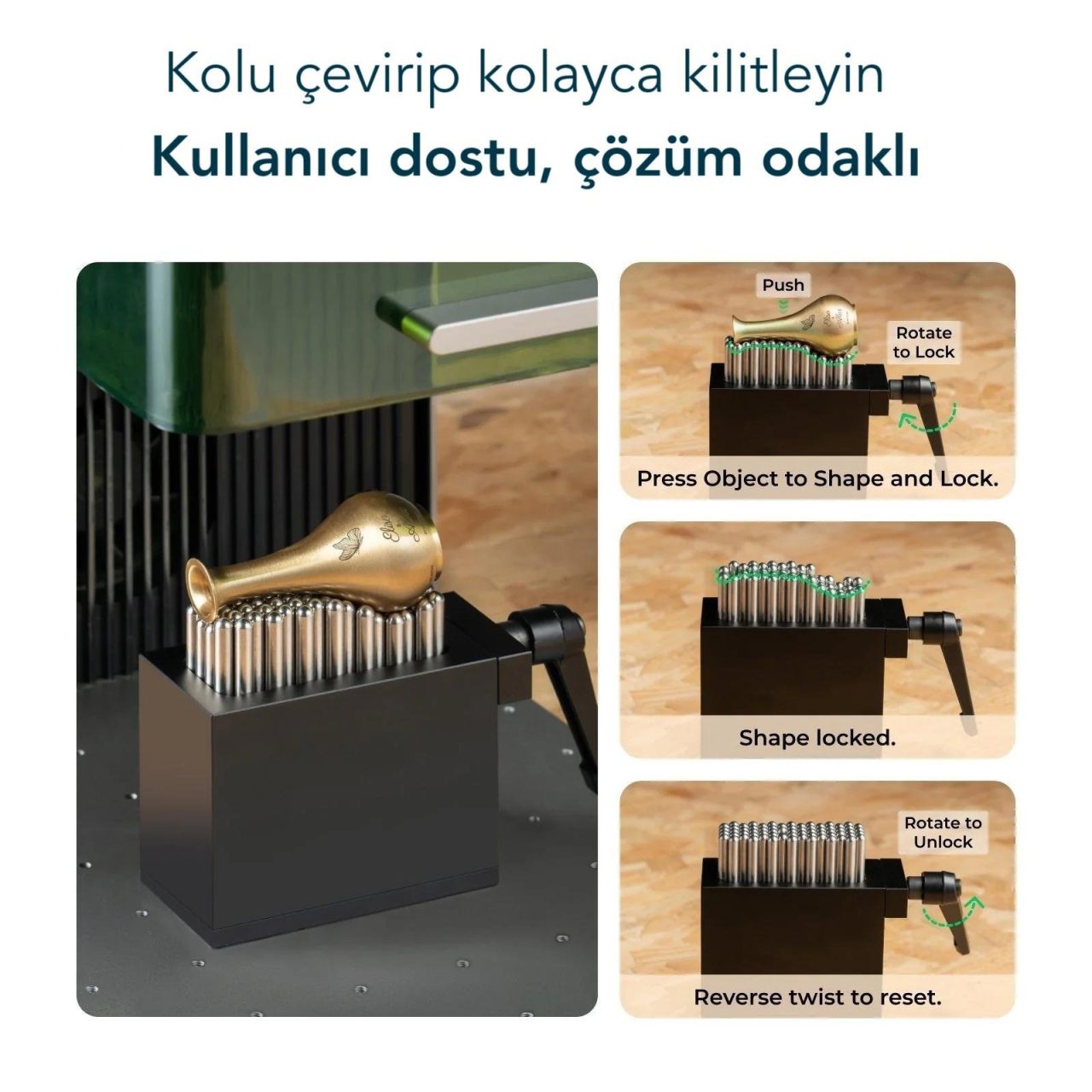 xTool ESNEK FİKSTÜR (PARÇA SABİTLEME APARATI) (P5010422) - 2