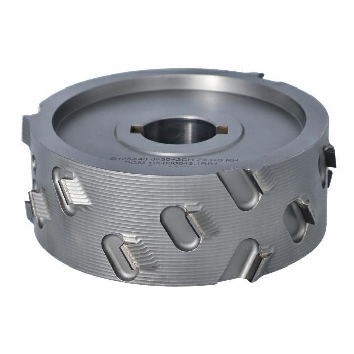 125X43X30 Z=3+3 DİA ÖN FREZE TOPU RH A=30° (DGM.125030043.1RB4) - 5
