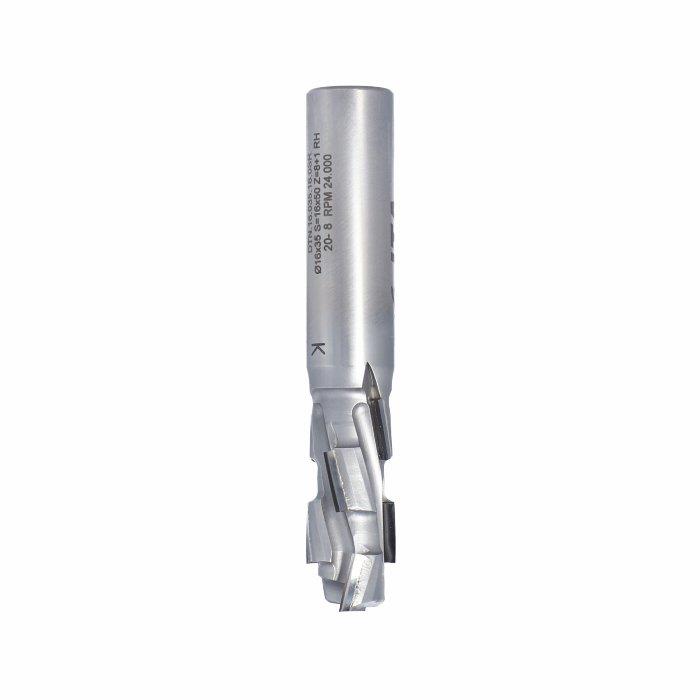 16X35X16 Z=2+1 DİA SAPLI FREZE (DTN.16.035.16.0SR-1) - 2