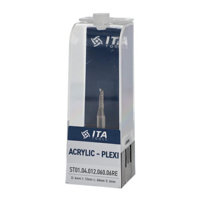 4X12X60 S:6 ACRYLIC-PLEXI KARBÜR FREZE BIÇAĞI (ST01.04.012.060.06RE)