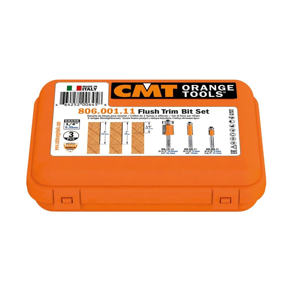 CMT 3 PARÇA RULMANLI FREZE BIÇAĞI SETİ S=6.35 MM (806.001.11) - 1