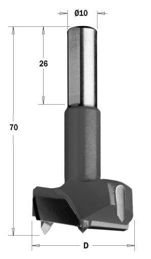 40X70 SAĞ MENTEŞE MATKAP UCU (HBH2.400.070.1R) - 1