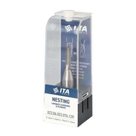 6X22X76 S:12 Z:3 KARBÜR FREZE BIÇAĞI (ROKET) (XZ3.06.022.076.12R) - 1